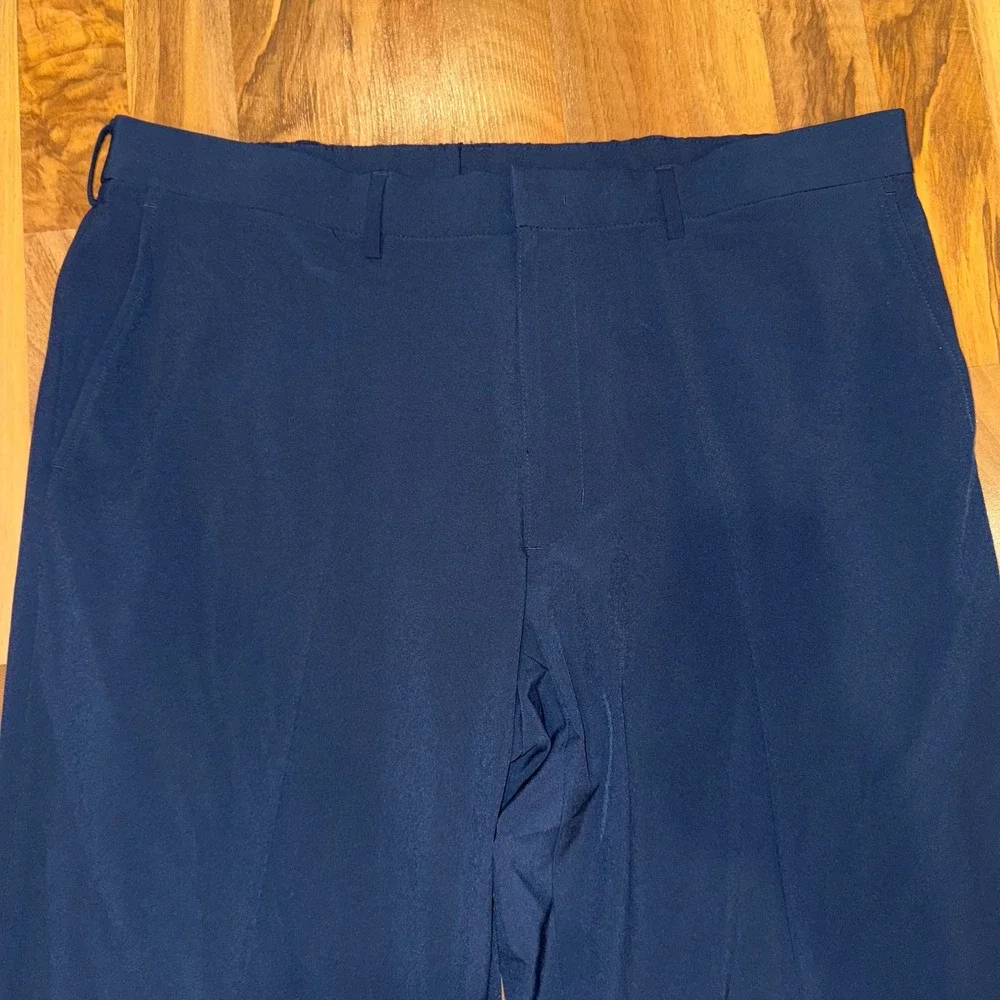 Lands' End Comfort‎ Pants Stretch Dress Casual Work Trousers Blue Size 38